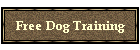 Free Dog Training